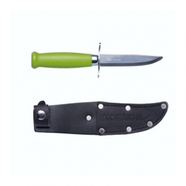 Нож Morakniv Scout39 Safe Green дерево салатовый