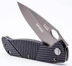 Нож складной K07-1 Спайдер серый