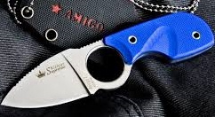 Нож Amigo-Z ст.Aus-8 синяя рукоять