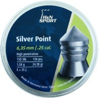 Пульки пн.H&N Silver Point 6.35 1.58г150