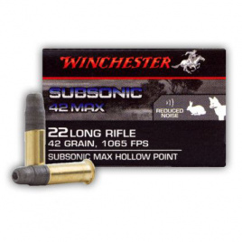 П.о.н.22 LR Winchester Subsonic MAX HP