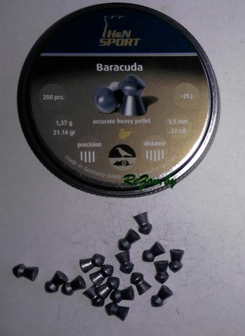 Пульки H&N Baracuda Match 5.5 1.37гр. фото 1