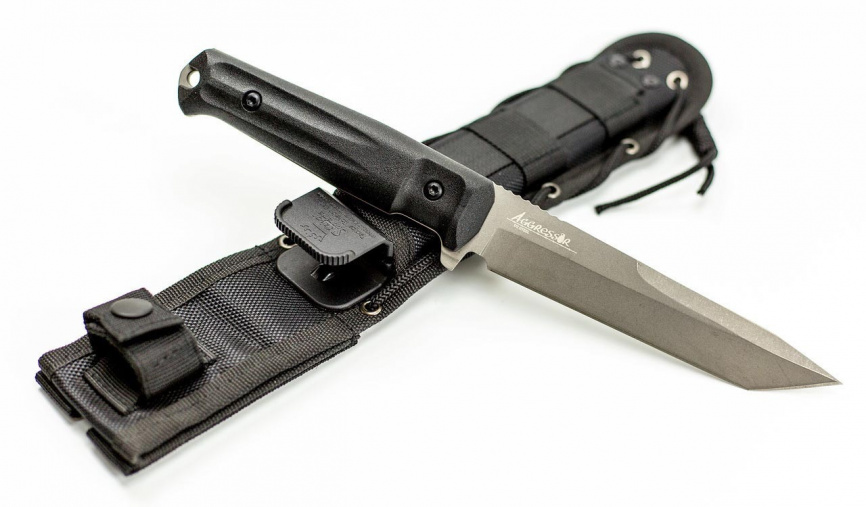 Нож Agressor ст.D2  с чехлом фото 1