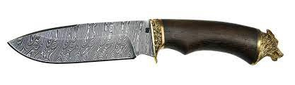 Нож БОБР (дамасск) ковка фото 1
